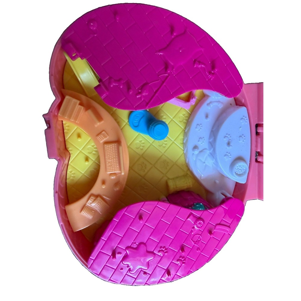 Polly Pocket Pink Cat Purse Compact Playset Mattel Carry Case No Dolls No Access - Picture 7 of 9